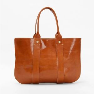 Clare V La Tropezienne Leather Tote Bag